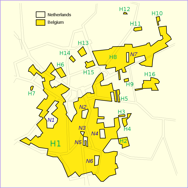 A map of Baarle-Hertog