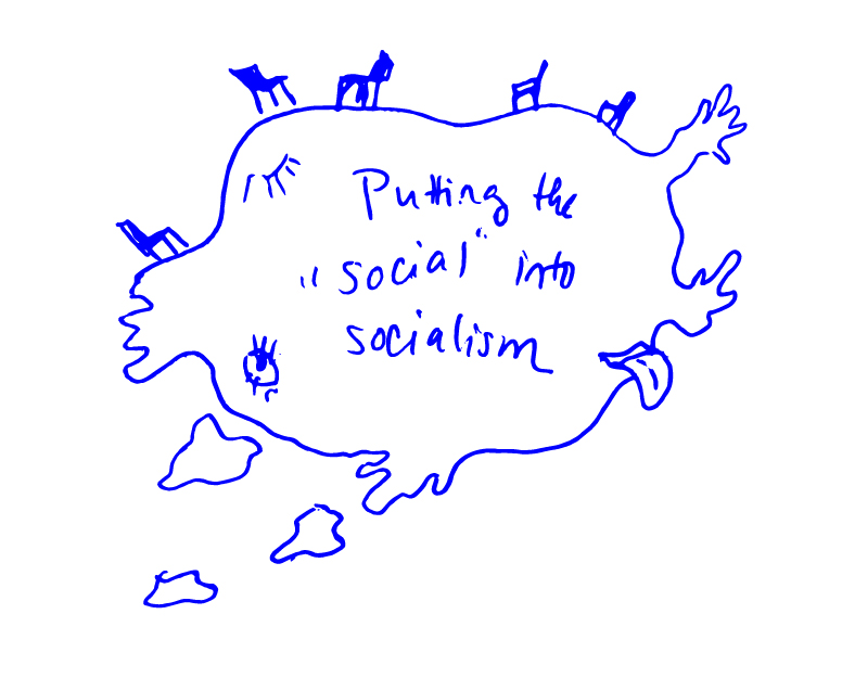 Illustration by Katya Rozanova: Putting the Social into Socialism