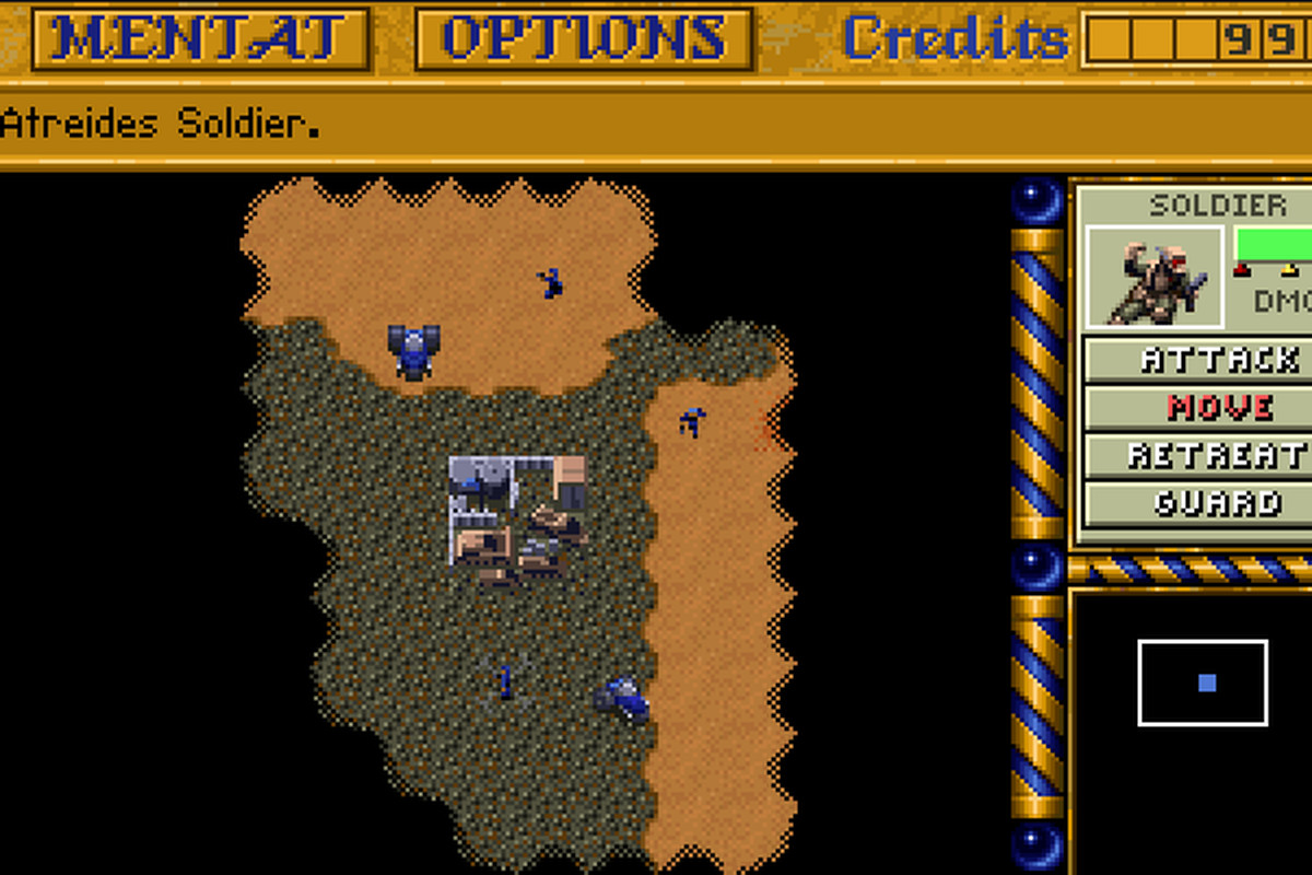 Screenshot from Dune II