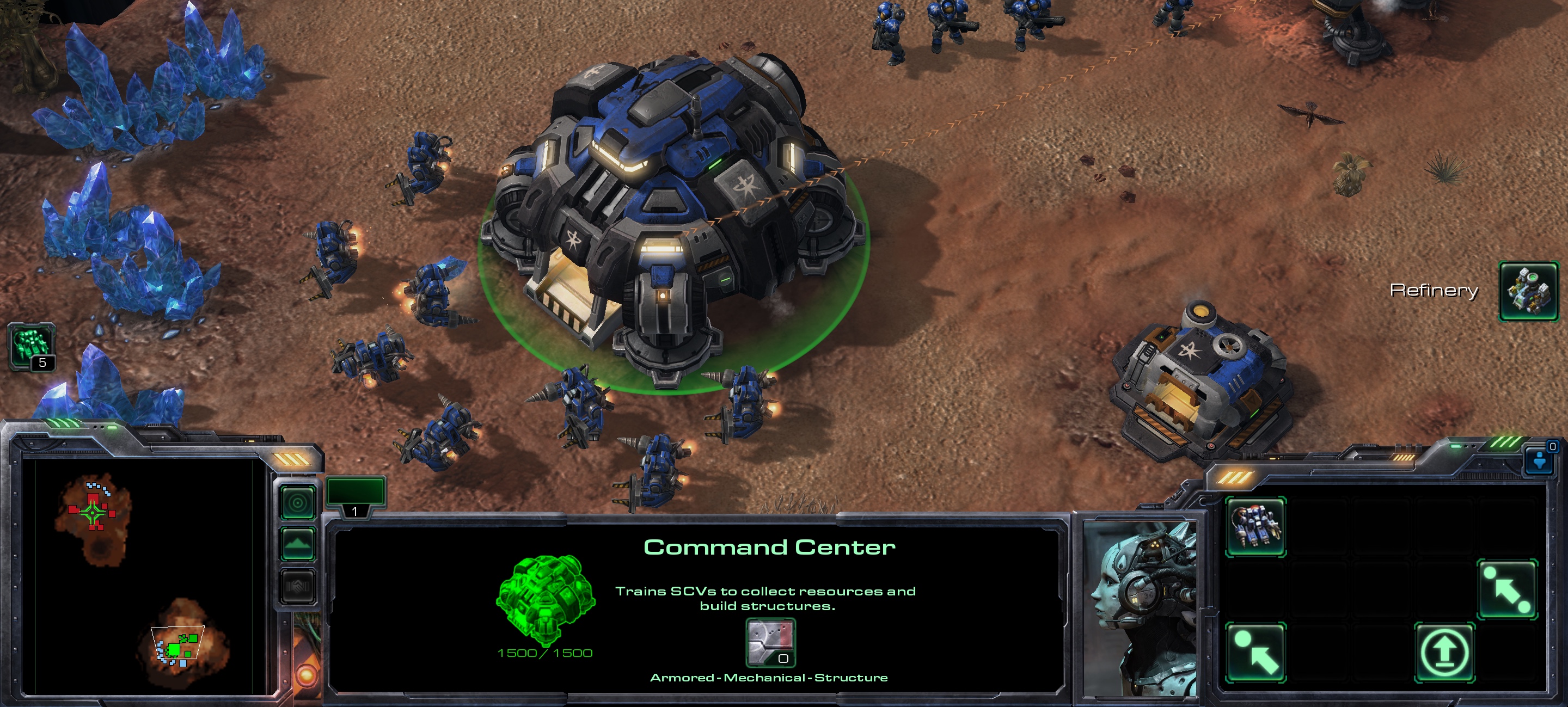 Screenshot from Starcraft