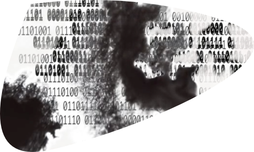 Featured image of the article showing binary code and clouds.