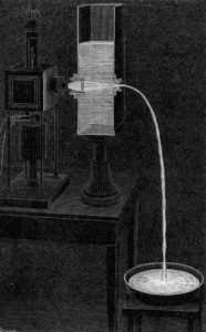 Picture of light fountain work, made in 1842