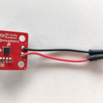 Photo of an I2S Audio Amp, the MAX98357A amp breakout board from Sparkfun