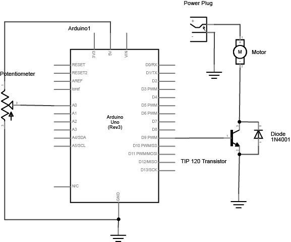 Lab: Using a Transistor to Control High Current Loads with an Arduino ...