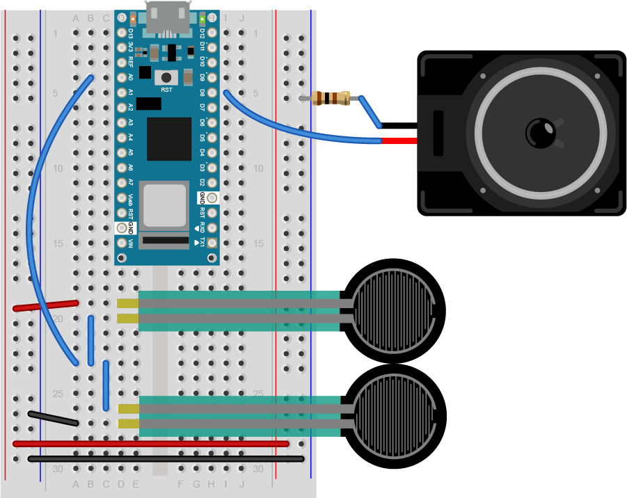 dac force sense spi arduino