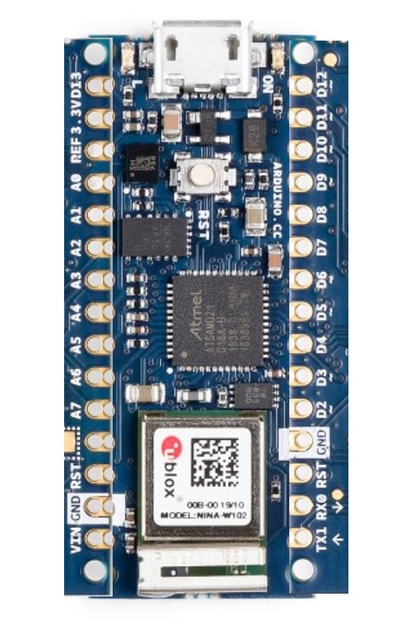 Nano 33 IOT with pin labels