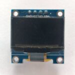 Photo of an OLED display, approx. 2.5 cm x 2.5 cm