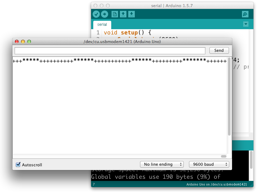 import the processing serial library