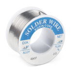 Photo of a roll of solder