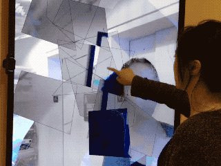 Move the pieces and assemble your reflections in this interactive Cubist mirror. How many ways can you put yourself together?