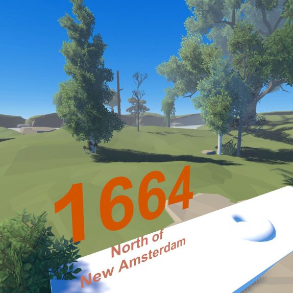 Trees and grass in VR
