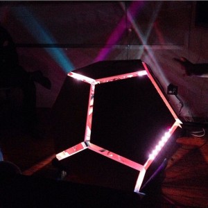 led 5 sided cube