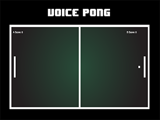 Voicepong is a classic pong game controlled with voice.