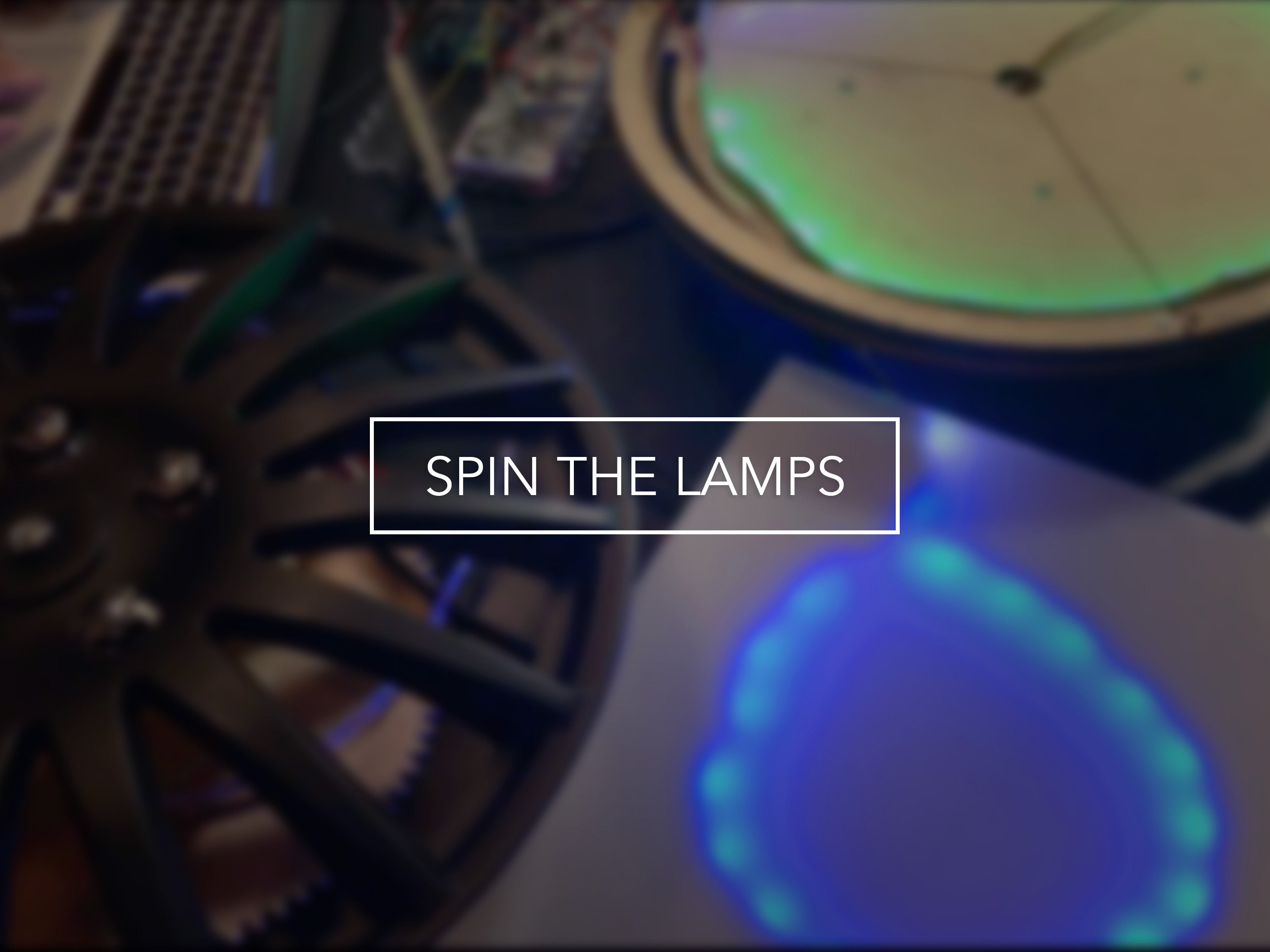 Spin the Lamp! is three different types of musical lighting sculptures that people can generate playful music by spinning them.