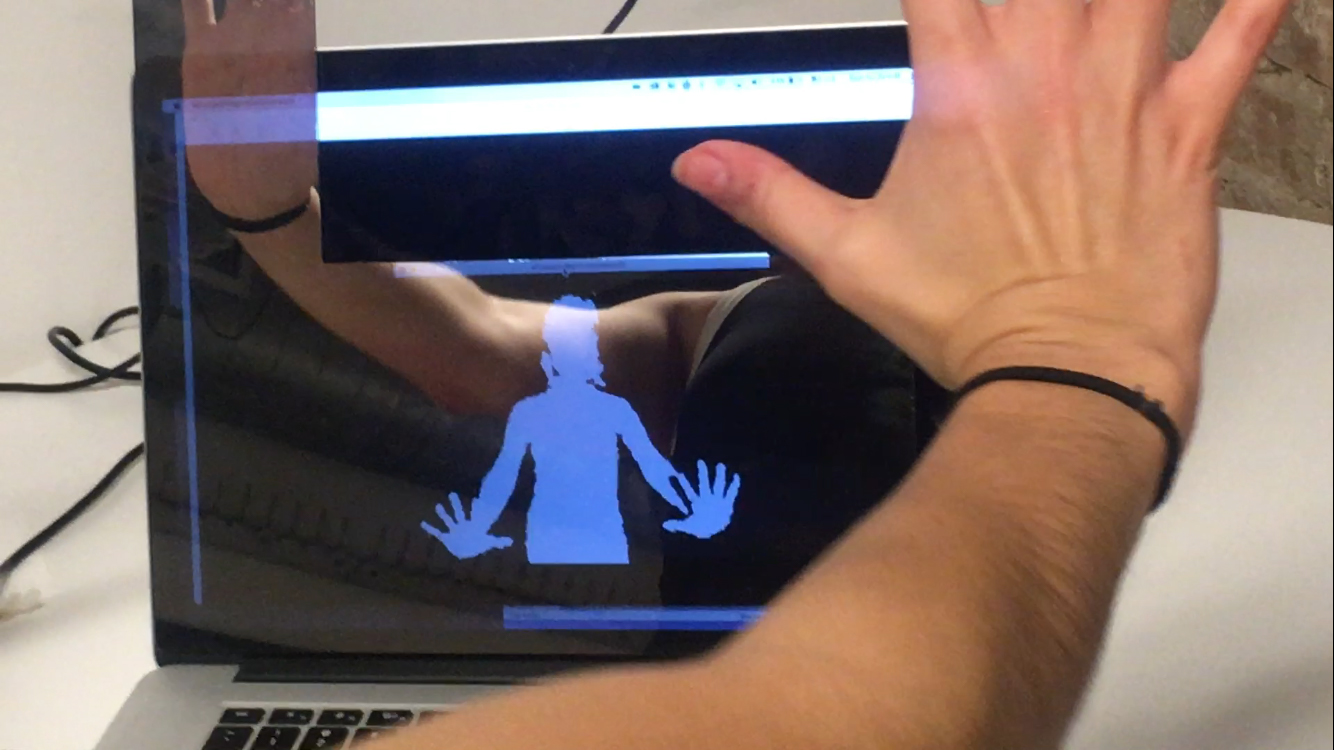 A two-way mirror which, when approached, uses real-time body tracking to transform the user's reflection into a unique and unexpected experience.