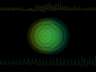 Visualize your heartbeats and see if you can sync them with others!