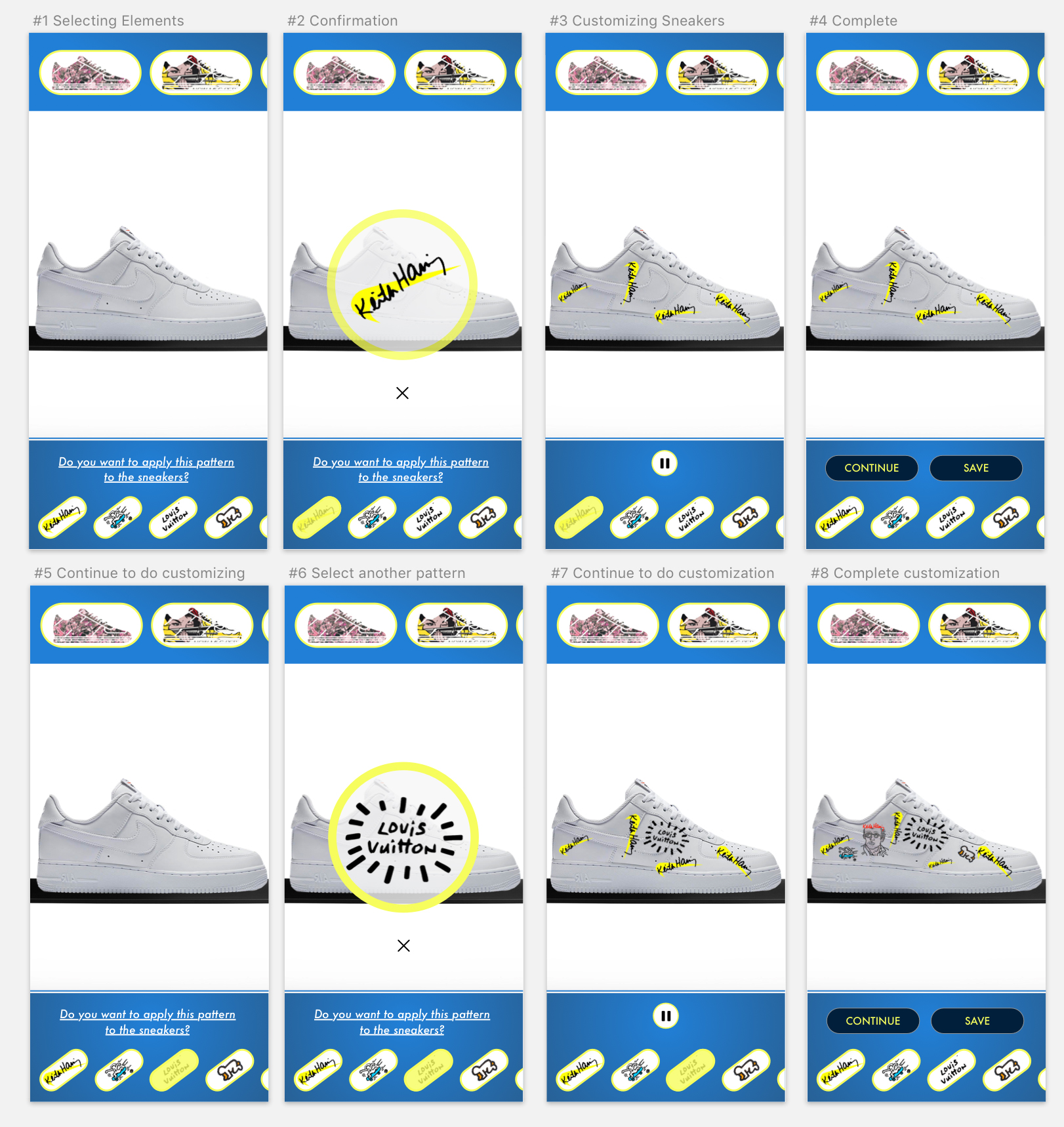 Customizing Sneakers by AR
