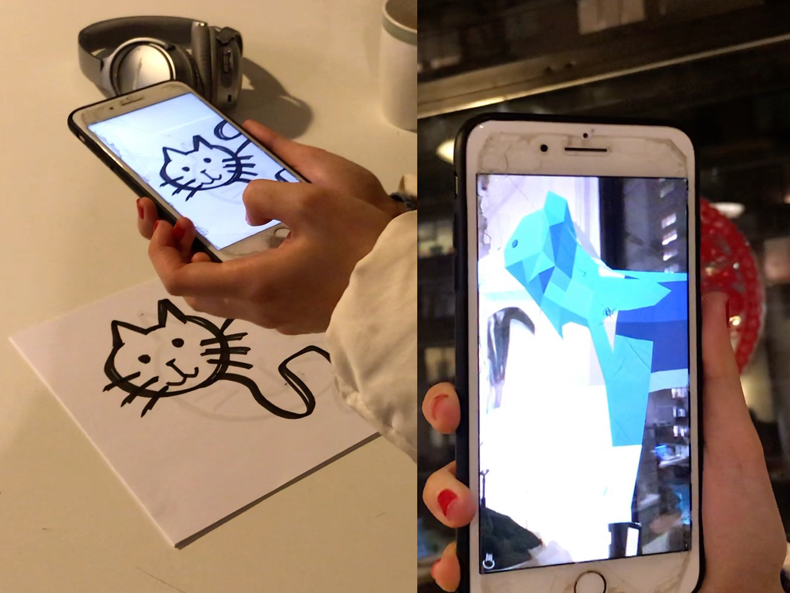 Sketch To AR is a tool for turning a 2D drawing in the real world into a 3D virtual object in AR.