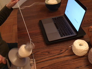 Creaturely Life explores the winding of yarn as a tactile, tangible interface for reading electronic text.