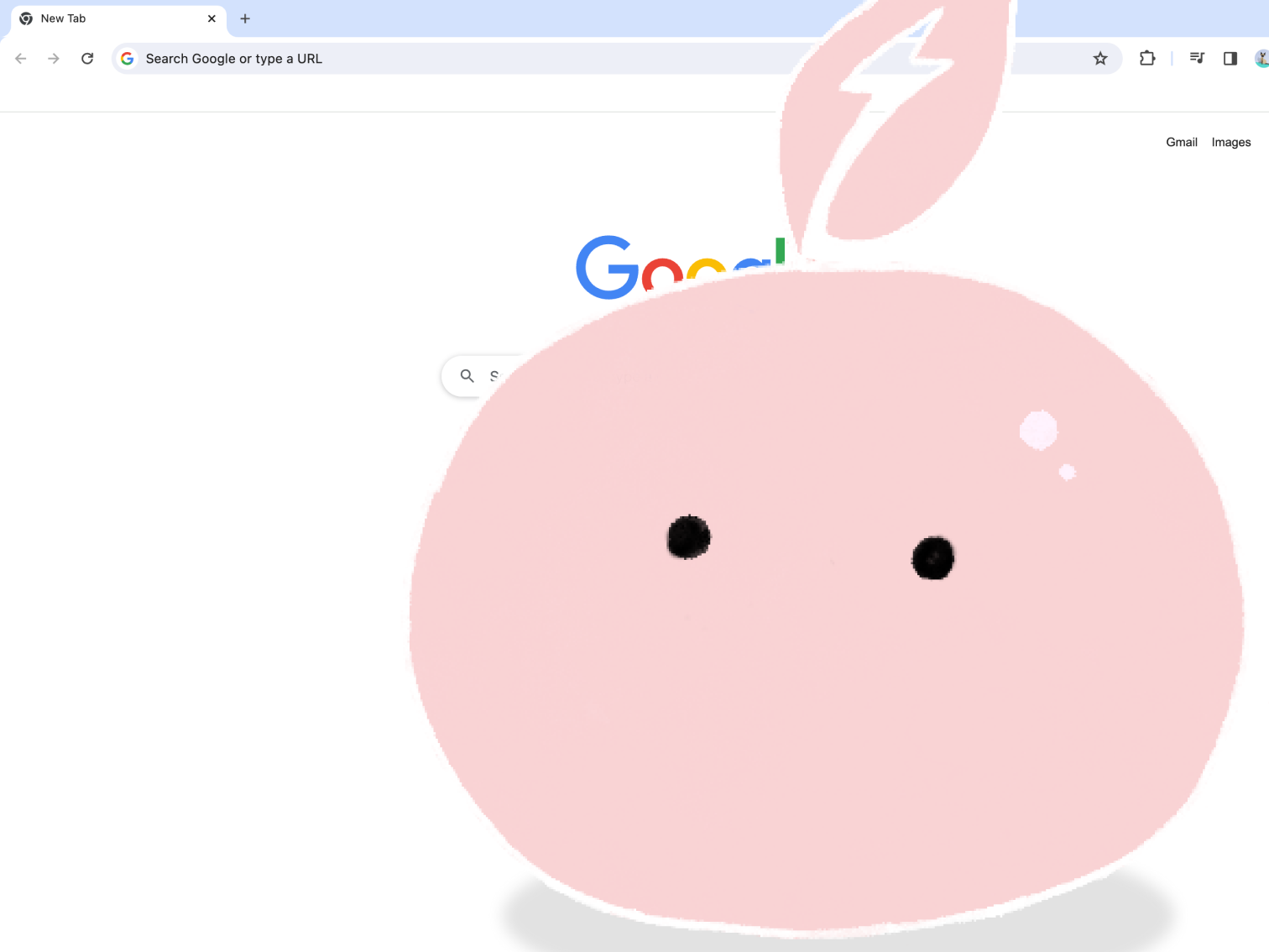 a round pink virtual pet
